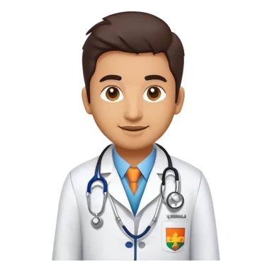 Emoji for a consulting company that brings students from India, Sri Lanka and Nepal to medical schools. The company is called Milemir. sticker