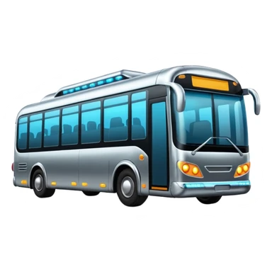 futuristic bus sticker