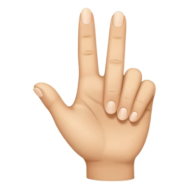 Hand which finger is points in front sticker