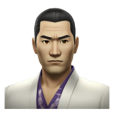 Kiryu from the game Yakuza 0  sticker