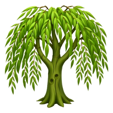 Weeping willow tree sticker