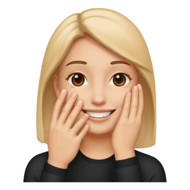 🫱🏼🫲🏼 cover 😁's mouth sticker