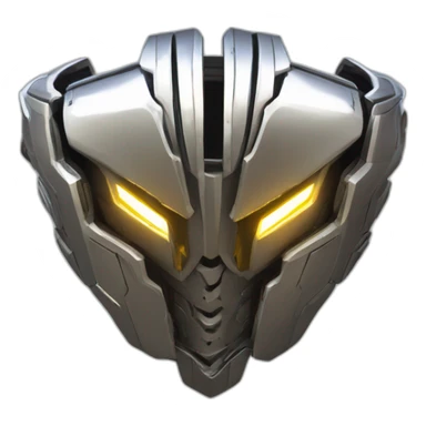 futuristic armored Omega Energy chestplate radiating omega energy sticker