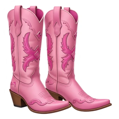 pink cowgirl boots sticker