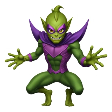 green goblin from spider man sticker