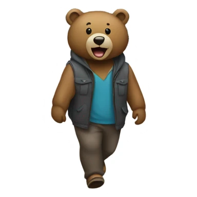 Bear in Chicago  sticker