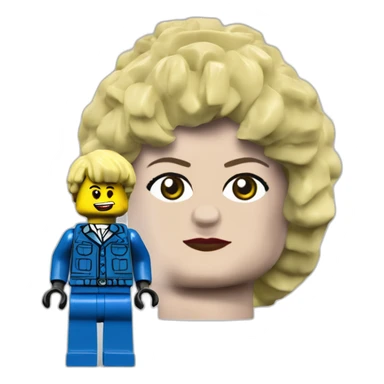 Myra Hindley LEGO minifigure nice sticker