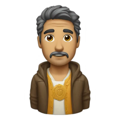 san francisco de asis lobo sticker