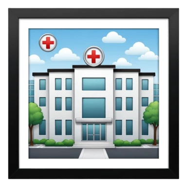 Hospital sticker