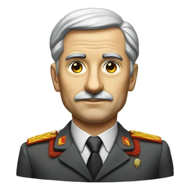 soviet engineer diplomat full scale photoealistic serious sticker