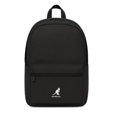 A Kangol backpack with small logo sticker