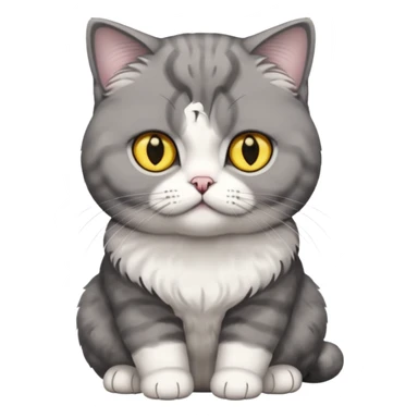 Scottish Fold Cute cat sticker