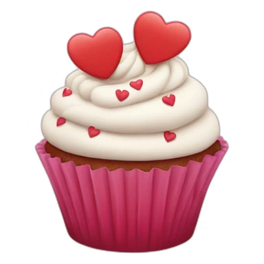 Happy Valentine’s Day cupcake sticker