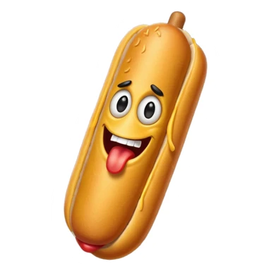 evil corndog sticker