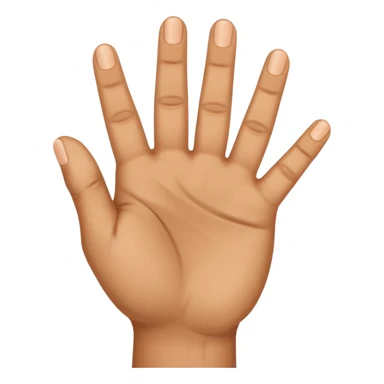 A finger pointing to a hand with three fingers up. make the finger point to the base knuckle of the three fingers that are up sticker