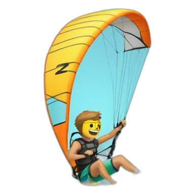 The letter Z kitesurfing  sticker