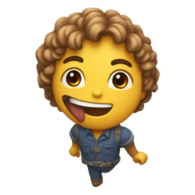 Coração batendo dizendo te amo sticker