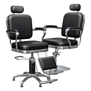 Hairstylist chair sticker