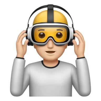 VR wearing man sticker