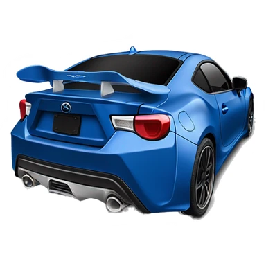 Rear view diffuser on Fr-s tenuously Haunted Darth Vader’s dark pearl-blue race car, glowing light saber bumpers, wide rear wing, silver wheels  sticker