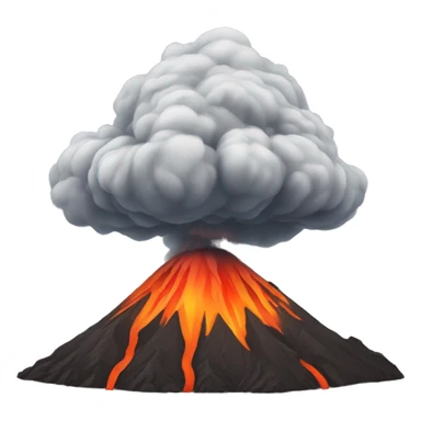 volcano agung sticker