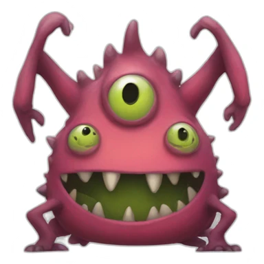 monstre et compagnie  sticker
