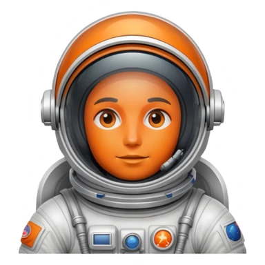 cosmonaut in space suit sticker