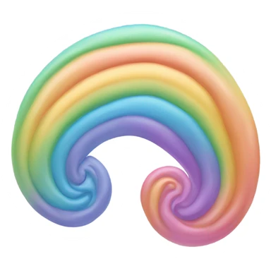 a pastel unicorn poop sticker