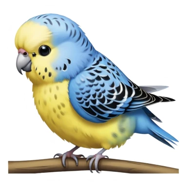 A Blue Budgie and a Yellow Budgie sticker
