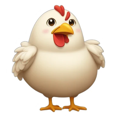 fat fat fat chicken sticker