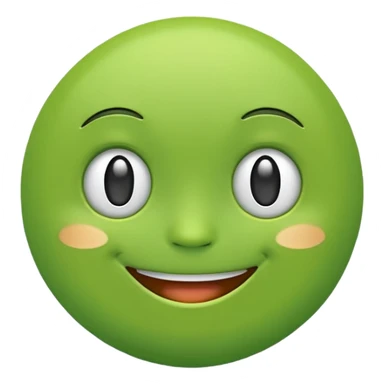 android green emoji that used on andoid phone stock sticker