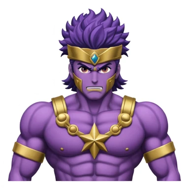 J’aimerais que tu me crées un emoji sur star Platinum dans jojo bizarre Adventure sticker