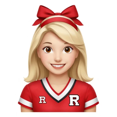 Rutgers Cheerleader sticker