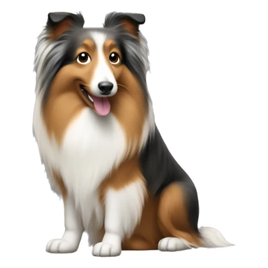 Shetland sheepdog  sticker