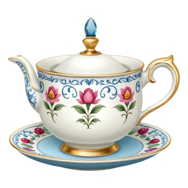 Alice in Wonderland teacup sticker