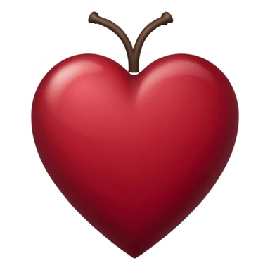 Corazon con el color vino sticker