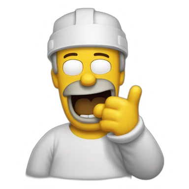 homer happy sticker