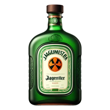 Jagermeister fat bottle sticker