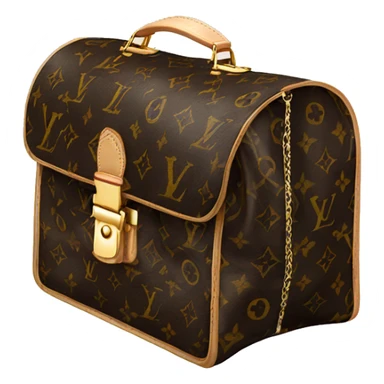 Louis Vuitton bag black sticker