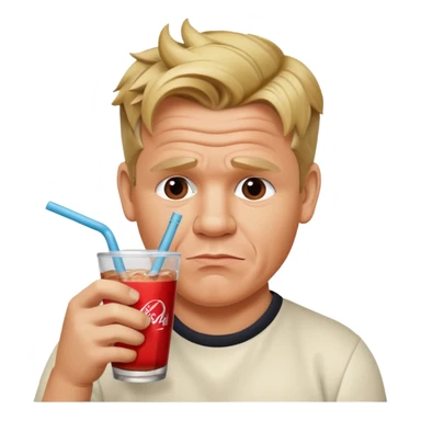gordon ramsay sipping soda sticker