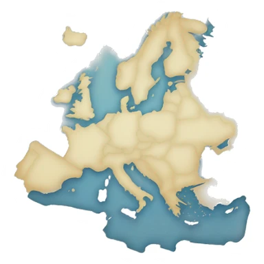 europe map sticker