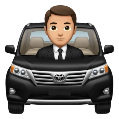 Mafioso con Toyota prado txl blanca  sticker