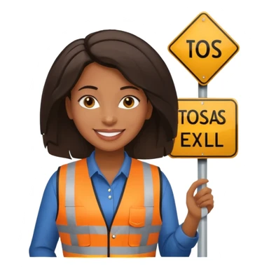 Street Sign Maker black woman sticker