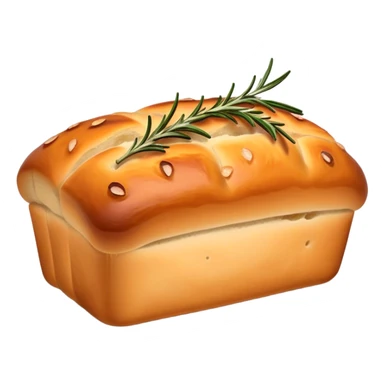 Rosemary focaccia loaf sticker