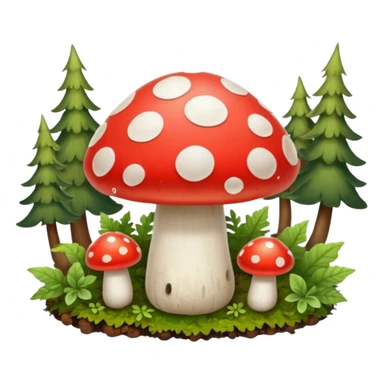 psychodelic mushroom single simple colorful harvested psylocybine sticker
