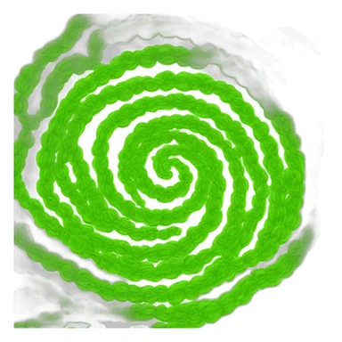 algae spiral sticker