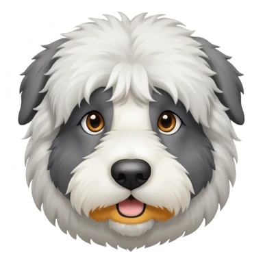 Perro viejo pastor inglés sticker