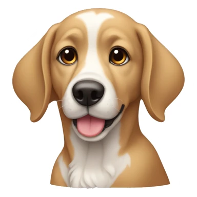 perro con alas para voalr sticker