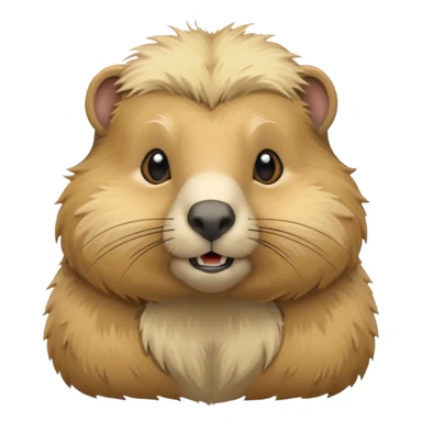 Une marmotte à la chevelure blonde sticker