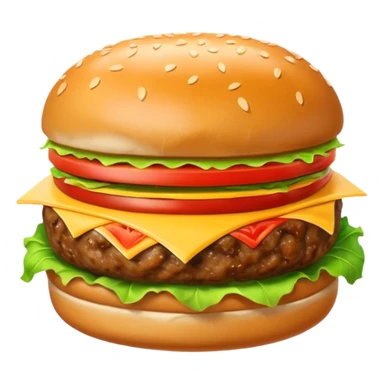 meatball burger sticker